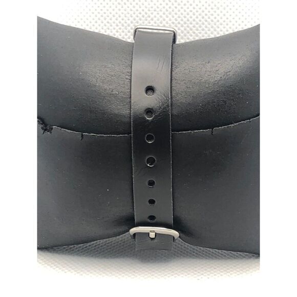 Skagen SKW2582 Women's Black Leather Analog Blue Dial Quartz Genuine Watch KS285 - Picture 4 of 9